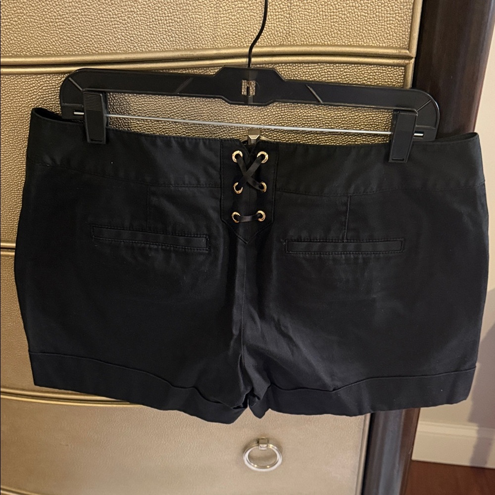 Classic Black Women's Shorts - Picture 2 of 3